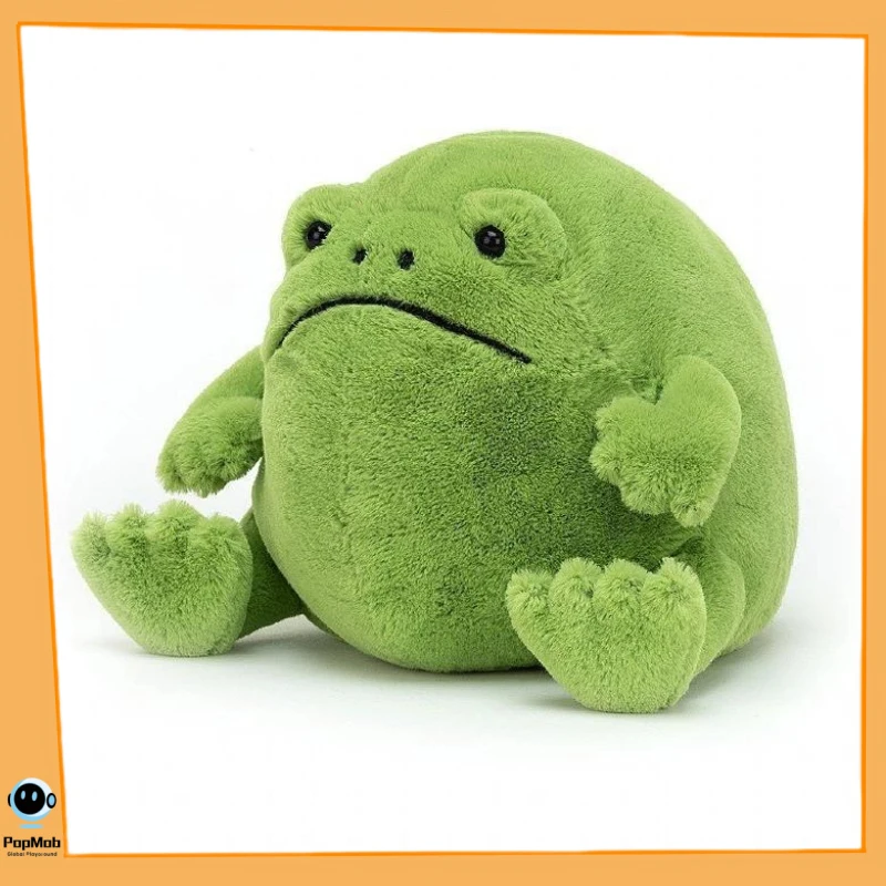 

Ricky Rain Frog Плюшевая игрушка Grumpy Face Frog Plushie Cute Meme Персонаж Кукла для фанатов Подарок для снятия стресса Kawaii Animal