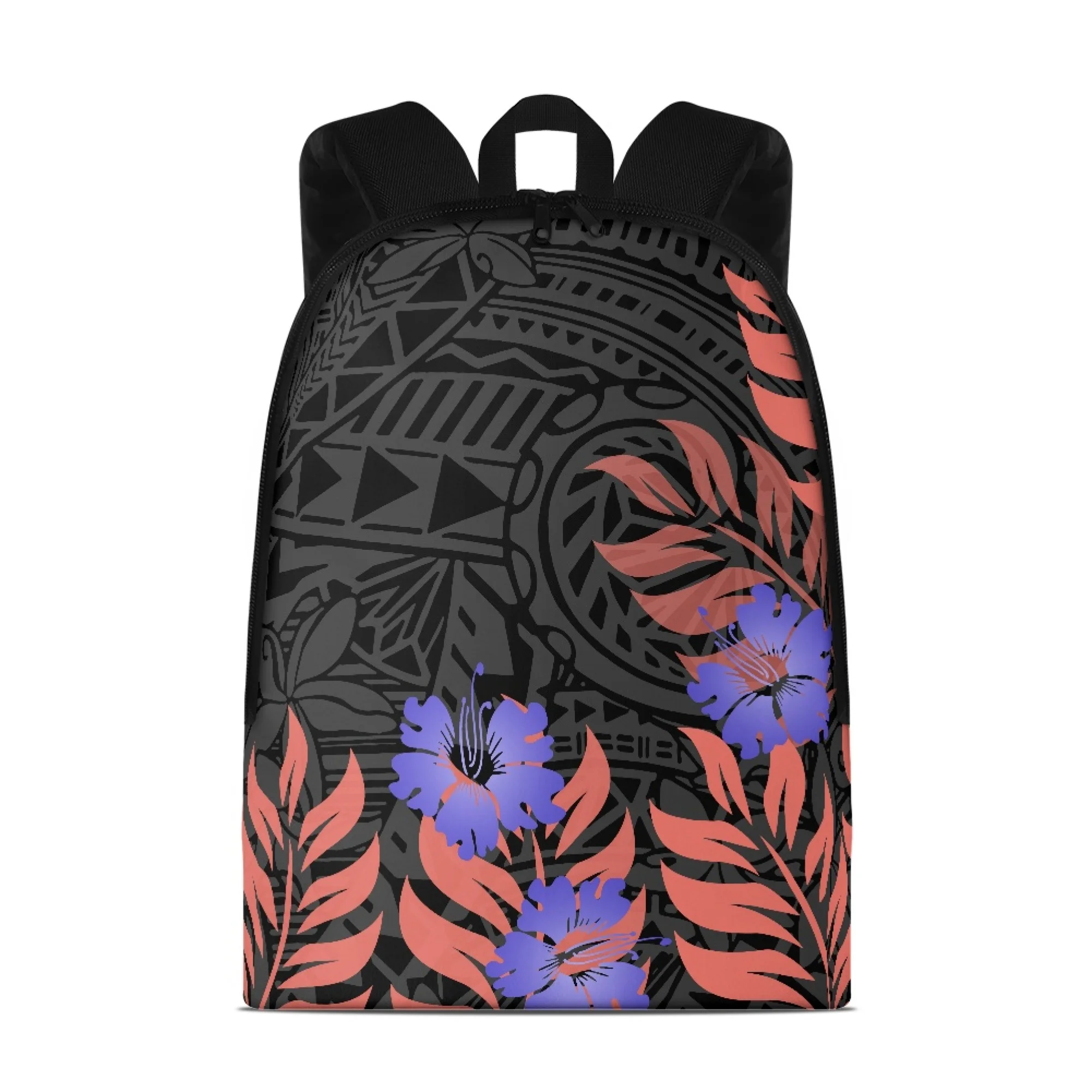 

Men'S Backpack Fashion Large Capacity Backpack Business Computer Bag Leisure Travel Backpack Student Bag Pacific Island Print