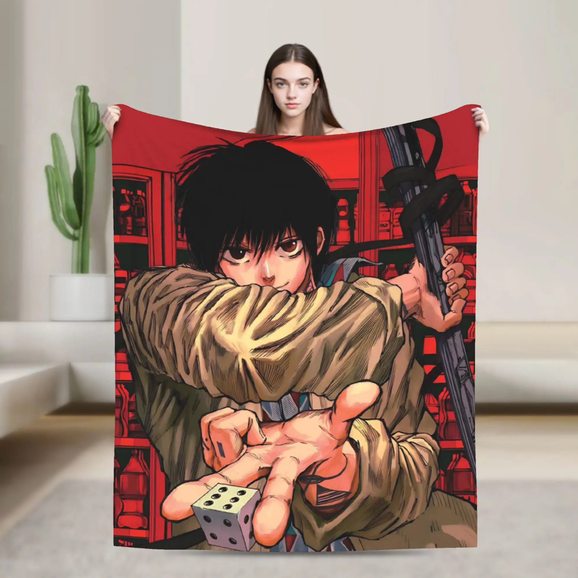 Yoichi Nagumo Sakamoto Days  Blanket Quality Warm Soft  Bedding Throws Winter Airplane Travel Couch Chair Fashion Bedspread