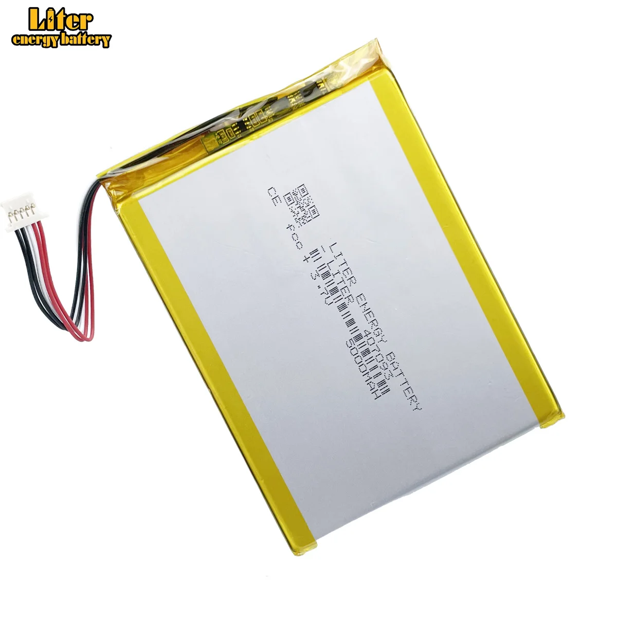 5-wires connector 407093 3.7V 5000mah polymer lithium ion battery Lipo battery for tablet pc 7 inch MP3 MP4 replace