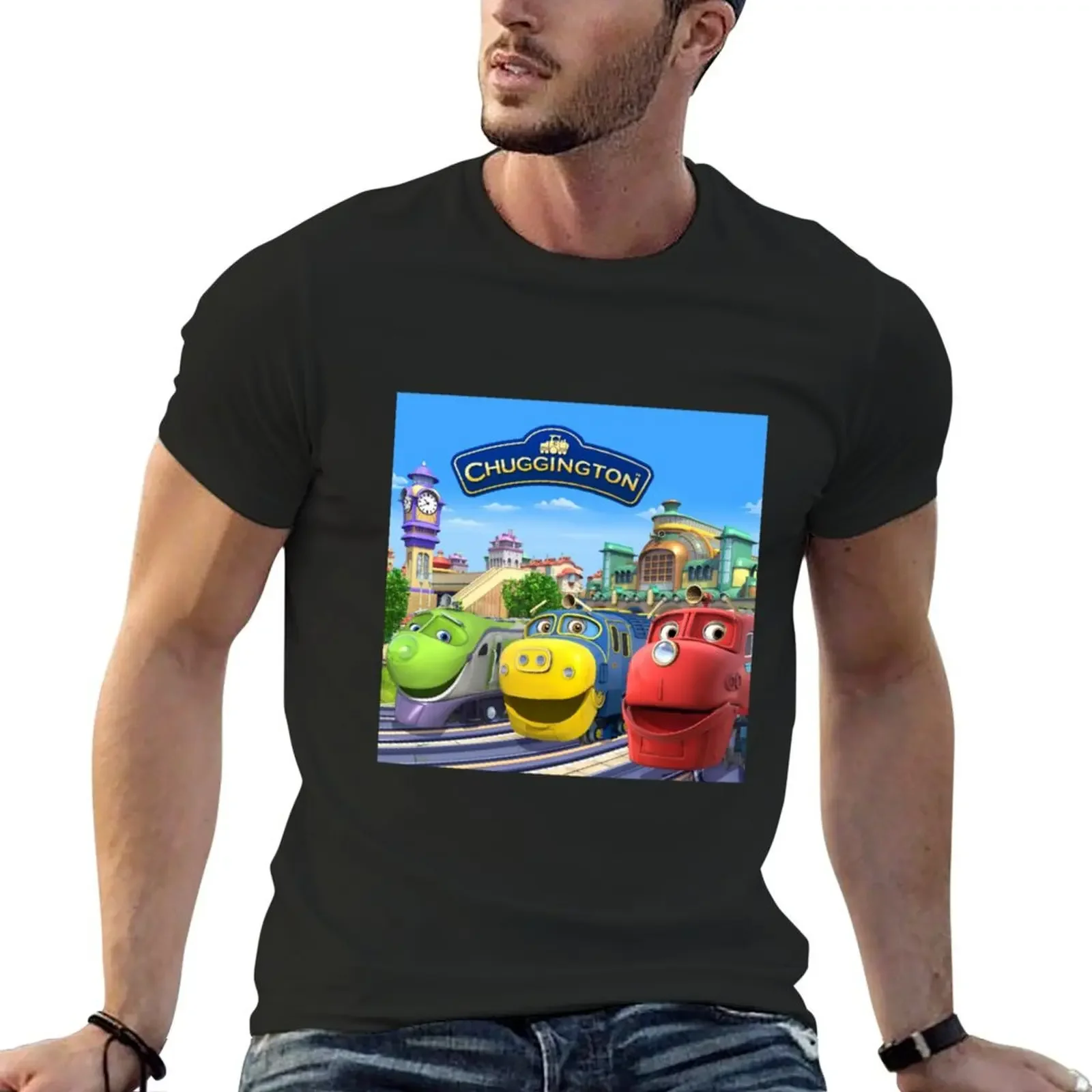 

chuggington T-Shirt sports fans boys animal print hippie clothes vintage anime shirt mens plain t shirts