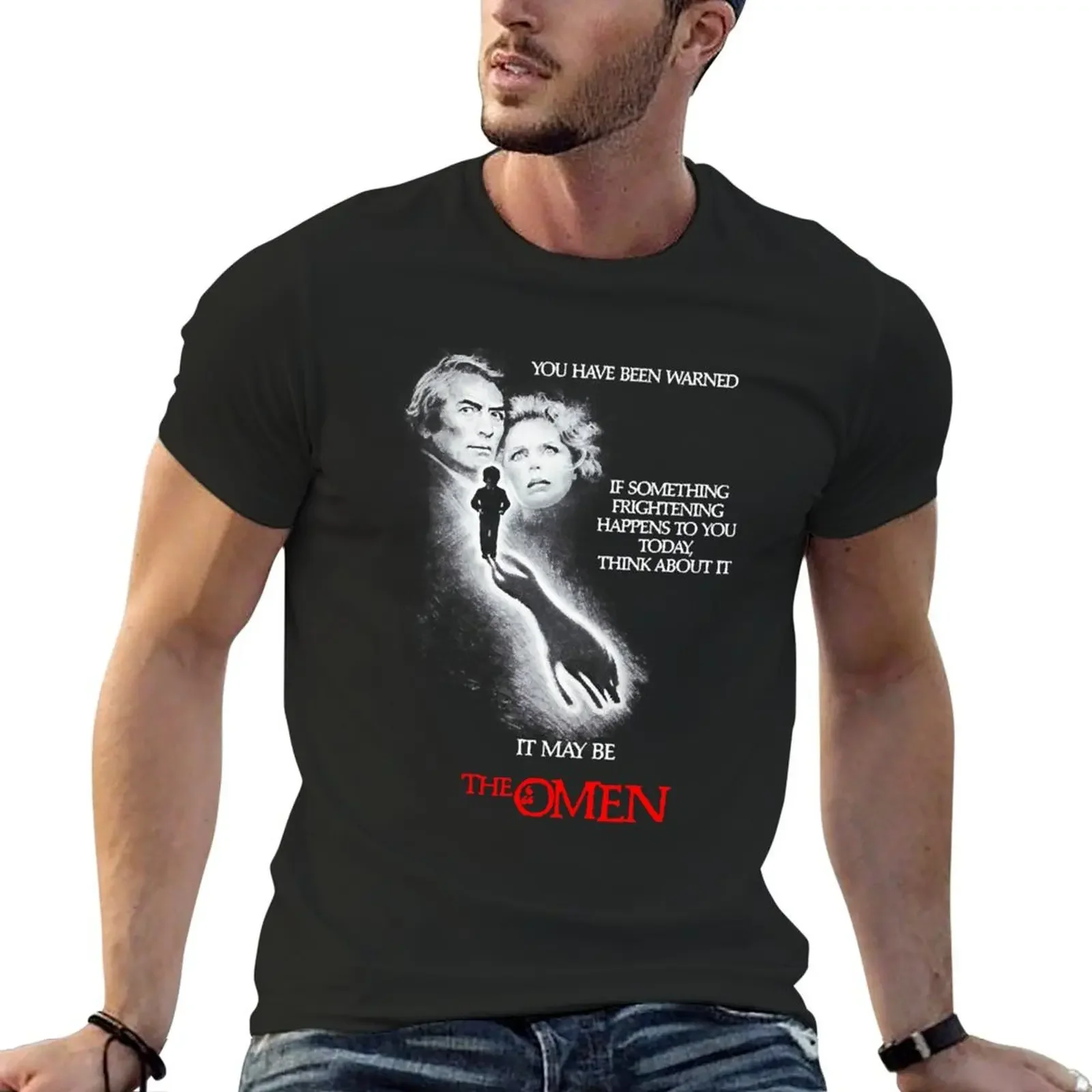 

Mod.1 The Omen T-Shirt cotton graphic tees summer top men clothing