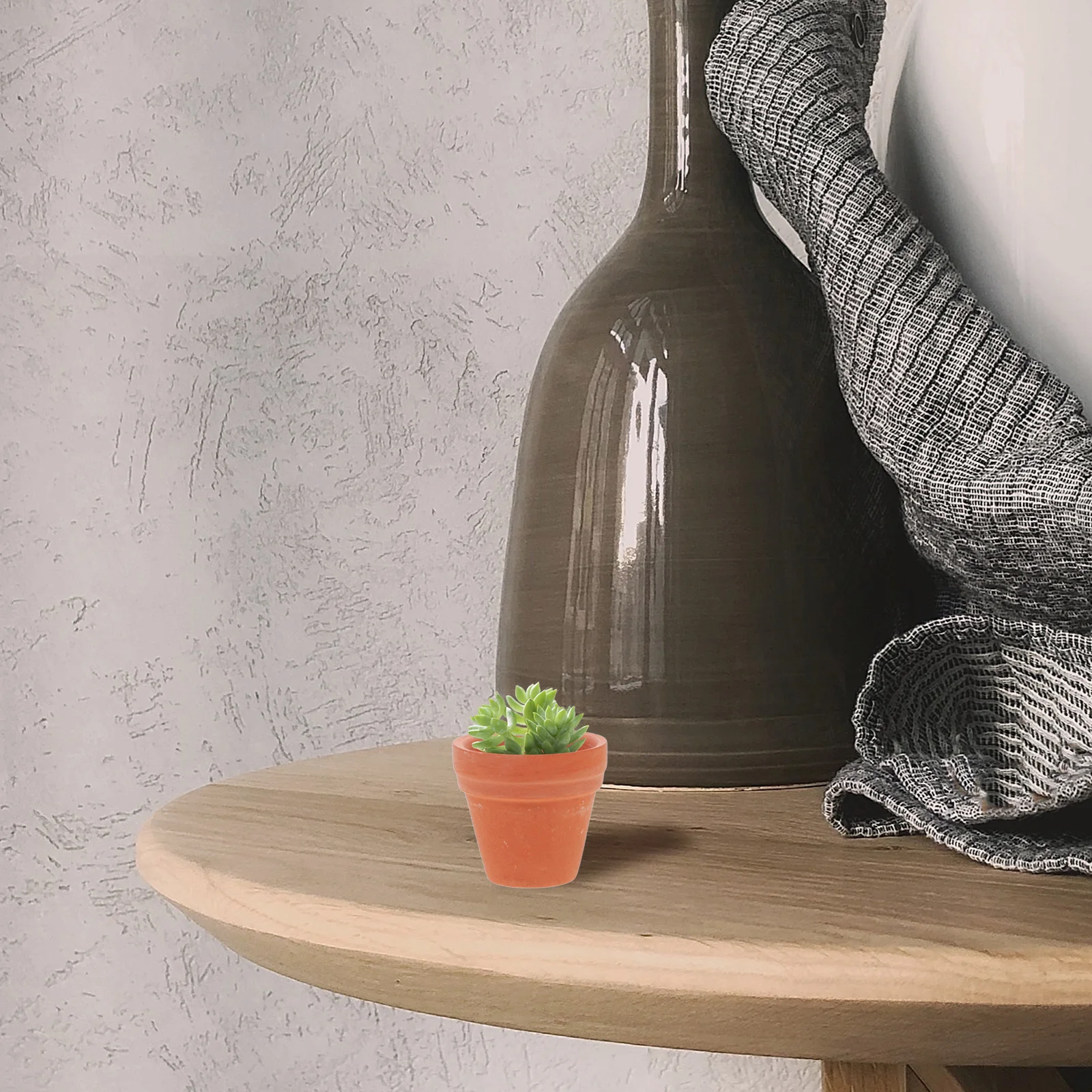 

12Pcs Succulent Flower Pots Ceramic Mini Planter Pots Drainage Holes Indoor Outdoor Small Plant Holder for Home Garden Office