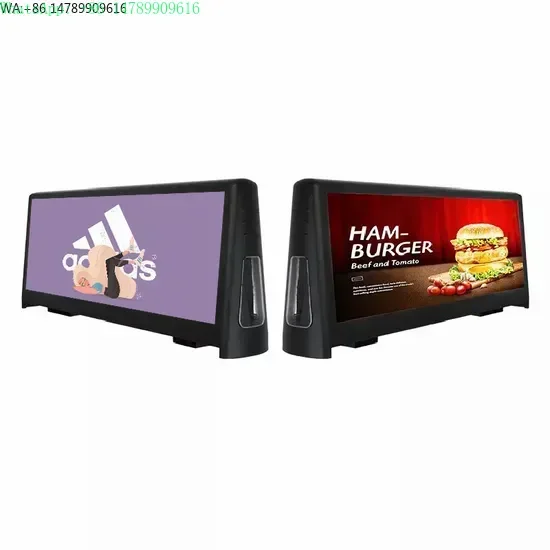 Custom Weatherproof Outdoor LED DisplayP3 P4 P5 Outdoor Advertising Side Screen Control System Taxi Top Display
