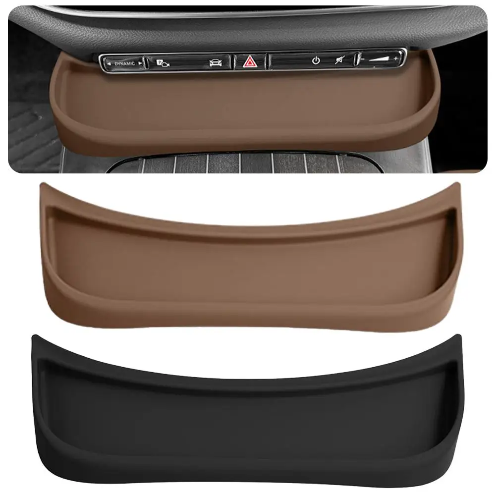 For 2024-2025 Mercedes-for E-Class Center Console Storage Interior Decor Organizer Anti-Slip Tray Box Accessories T2J0