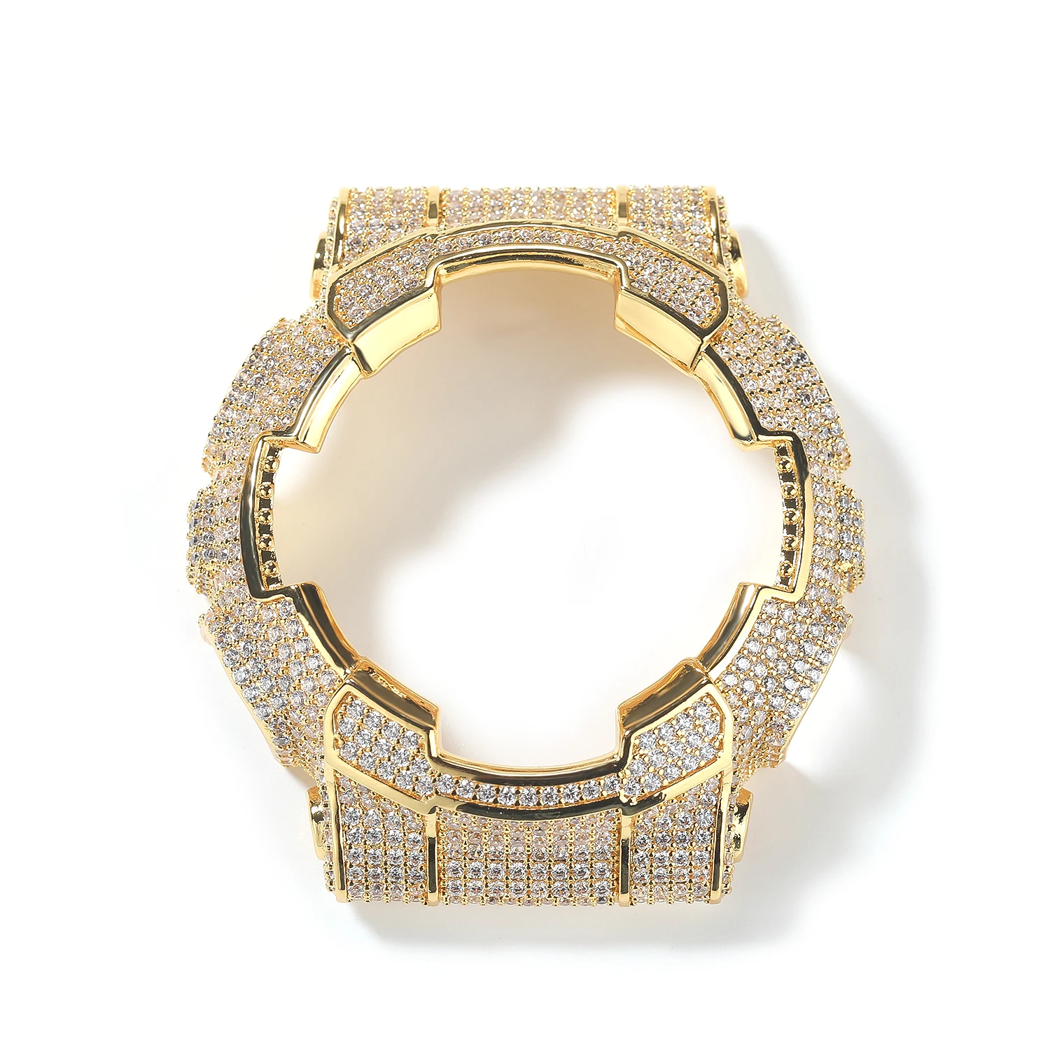 TBTK HipHop Iced Out Moissanite Uhrenlünette für GA2100 DW6900 GA110 Luxus Bling Uhren-Ersatzrahmen Zubehör – Detail 19
