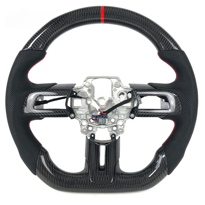 

For Ford Mustang Shelby 2015-2023 | Custom Carbon Fiber Steering Wheel