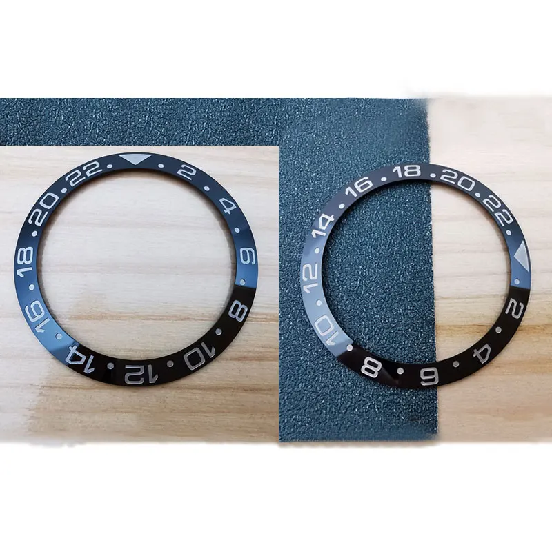 

High Quality Black Color Ceramic Watch Bezel For GMT 116710, Aftermarket Watch Replace Parts