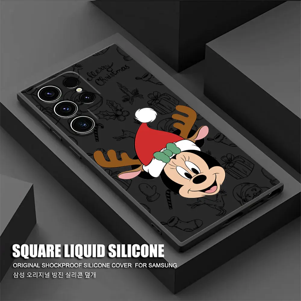 قضية الهاتف لسامسونج غالاكسي A56 A55 A54 A53 A52 A36 5G A35 A34 A33 A26 A25 A24 A23 A17 A16 A15 A14 A07 عيد الميلاد ديزني غطاء #6