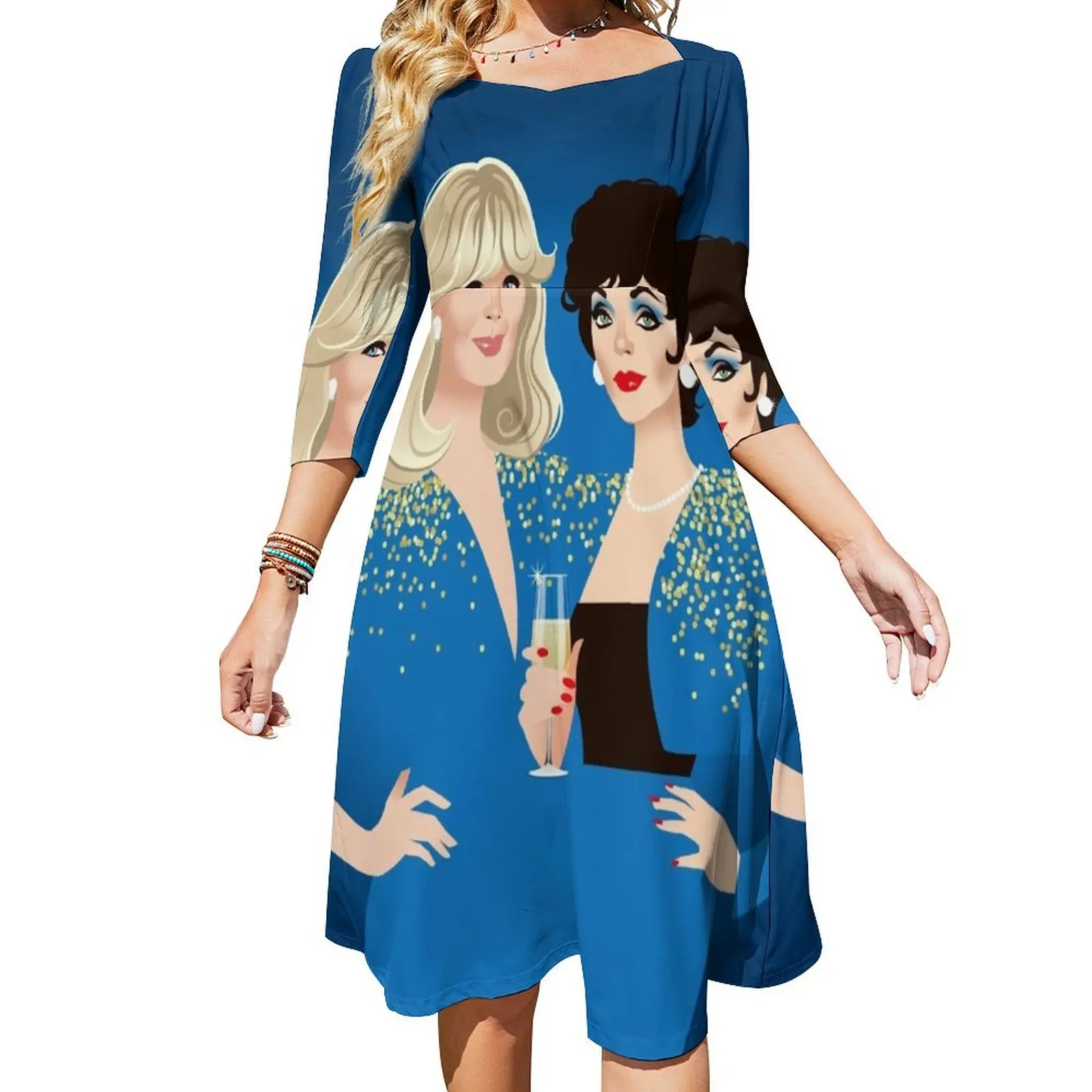 

Frenemies Flare Dress Party dresses for women elegant women's sets Prom gown