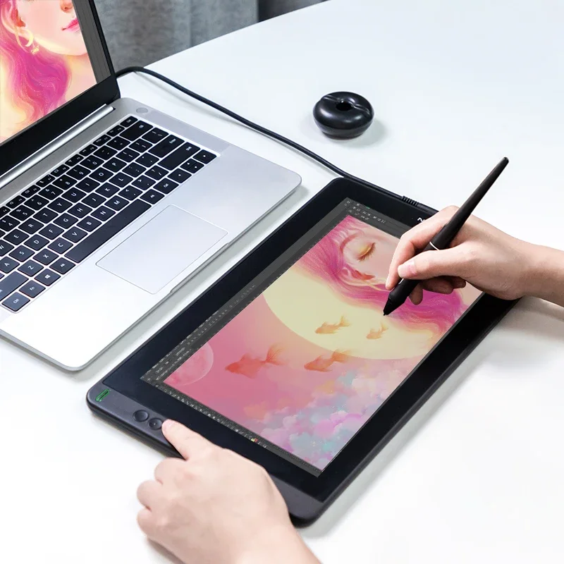 z13 interaktiver LCD-Stift-Touch-Display, digitaler Grafik-Zeichentablett-Monitor mit Stift