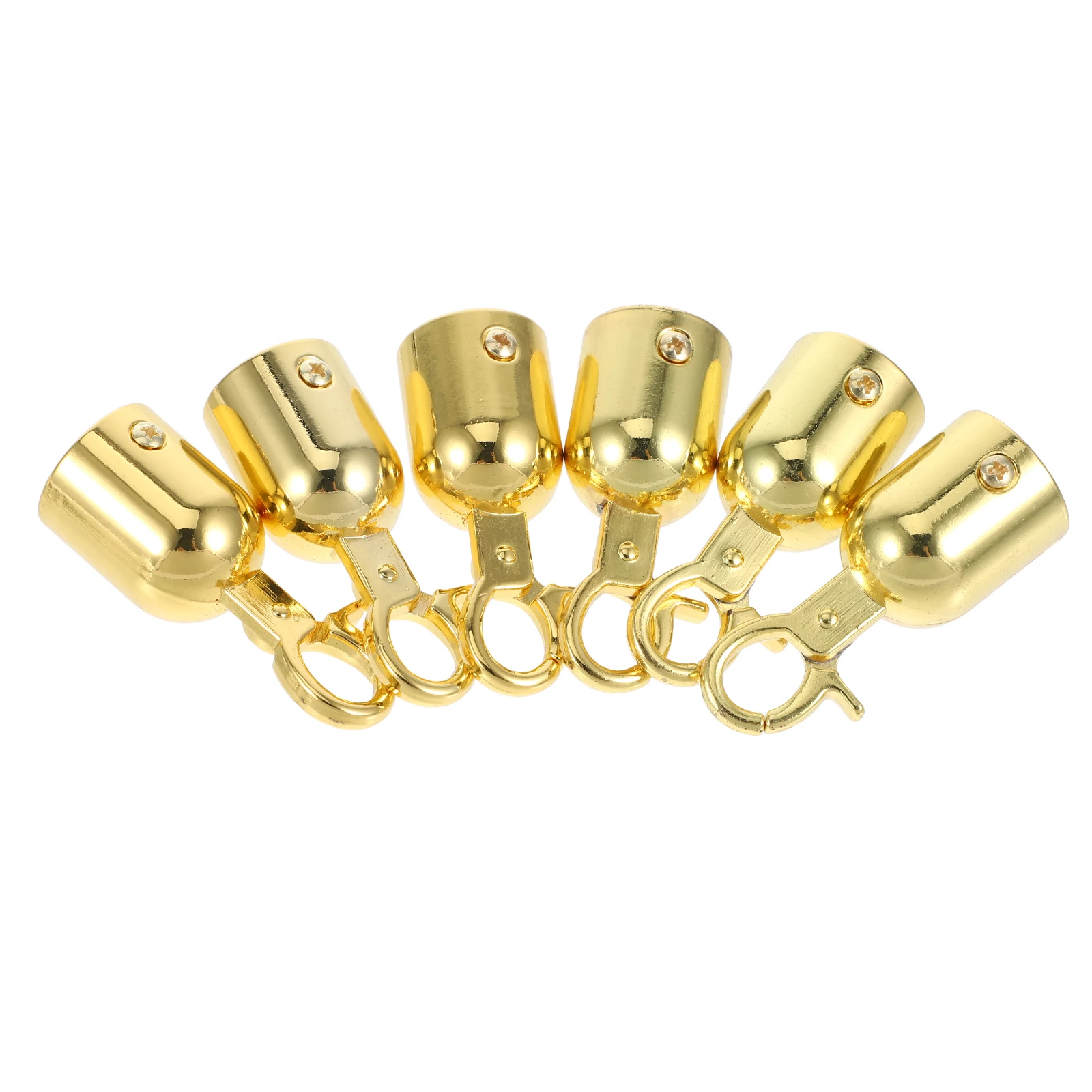 Stanchion Rope Hook Accessories Zinc Alloy Custom Lanyards Concierge Column Retractable Belt Safety Barrier Hooks Crowd Control