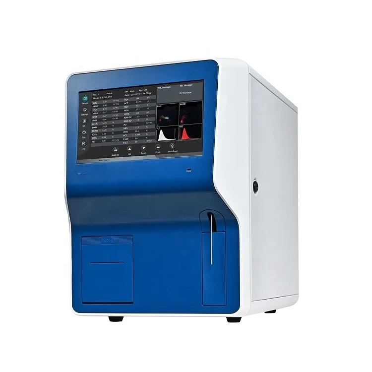 full automated hematology analyzer with table 6 part semi-automatic 5 human