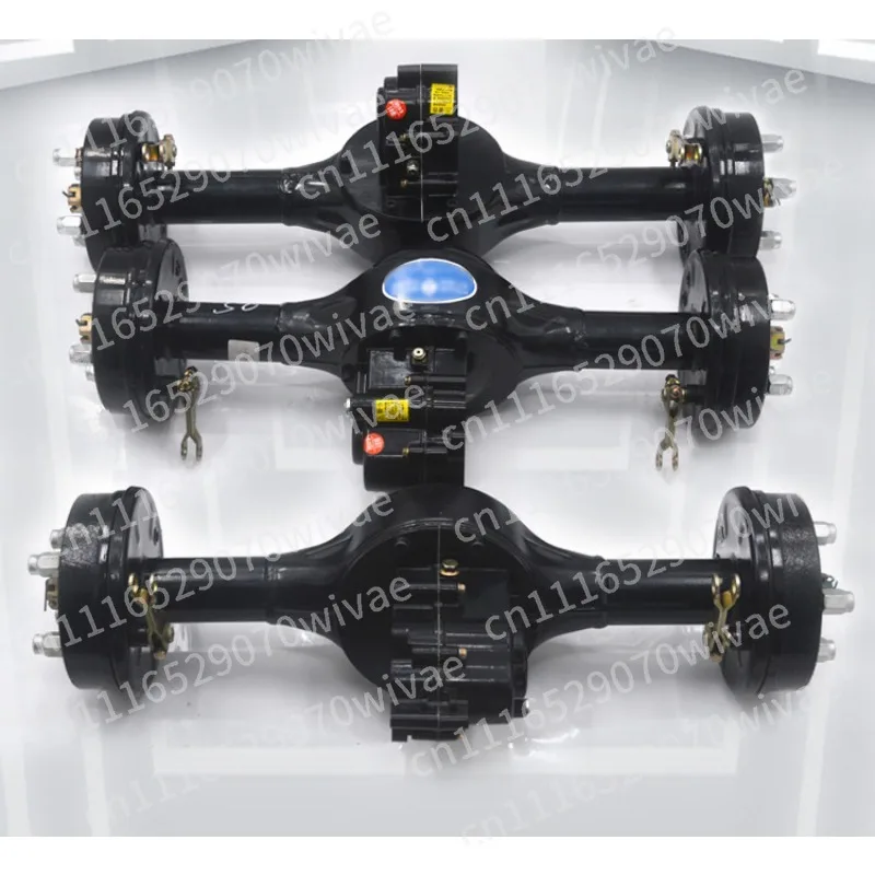 Electric tricycle drum brake rear axle assembly full set of gearbox