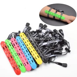 Archery Arm Guard Protection 6.3-Inch Long Strip Hard Plastic Arm Guard for Outdoor Target Arrow Practice