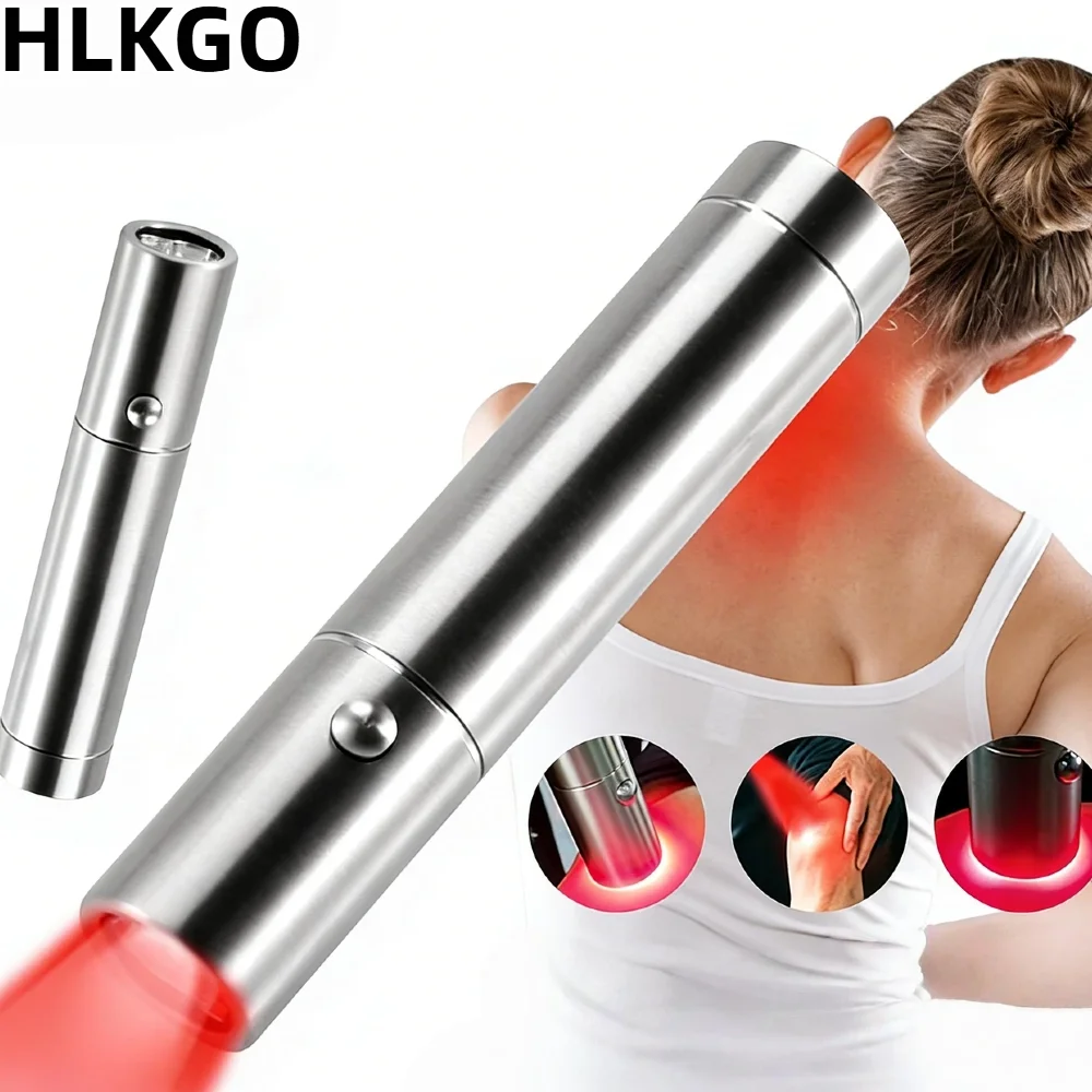 

Professional 5 Wavelength Red Light Therapy Wand 470nm to 940nm for Deep Tissue and Joint Pain Relief