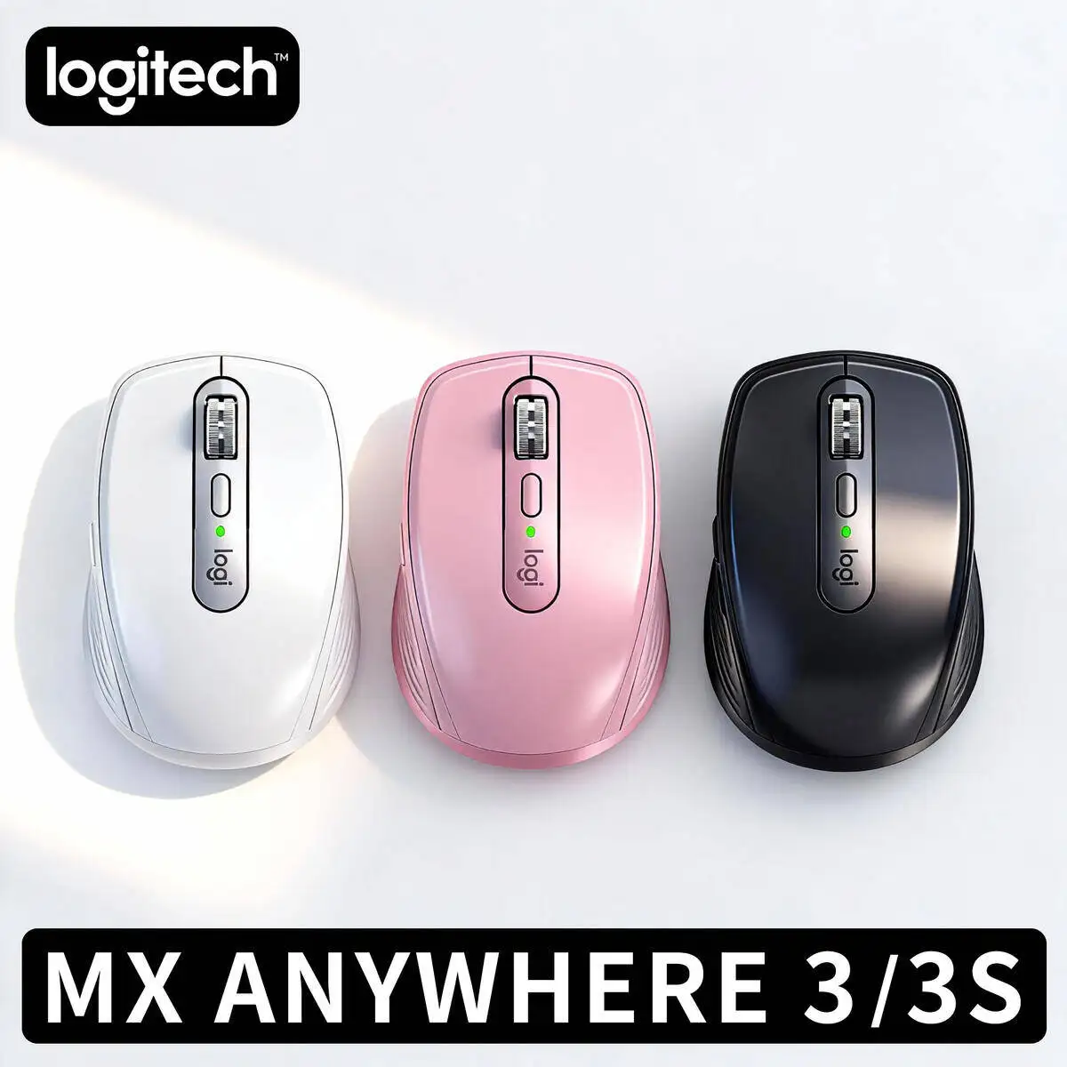 

Logitech Master Series MX Anywhere 3S Bluetooth Беспроводная бесшумная мышь Мягкий звук Офисный женский планшет