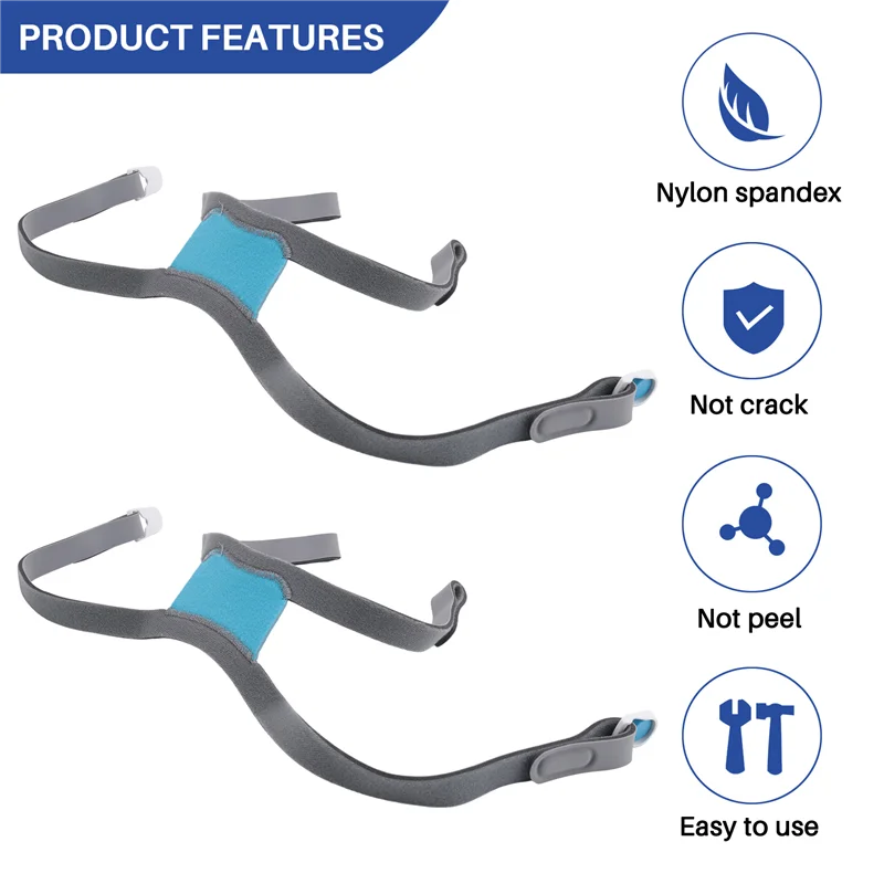 M23K 2Pack Copricapo CPAP Air Fit F30i Copricapo di ricambio per Airfit F30i - Accessori CPAP Forniture Cinghie