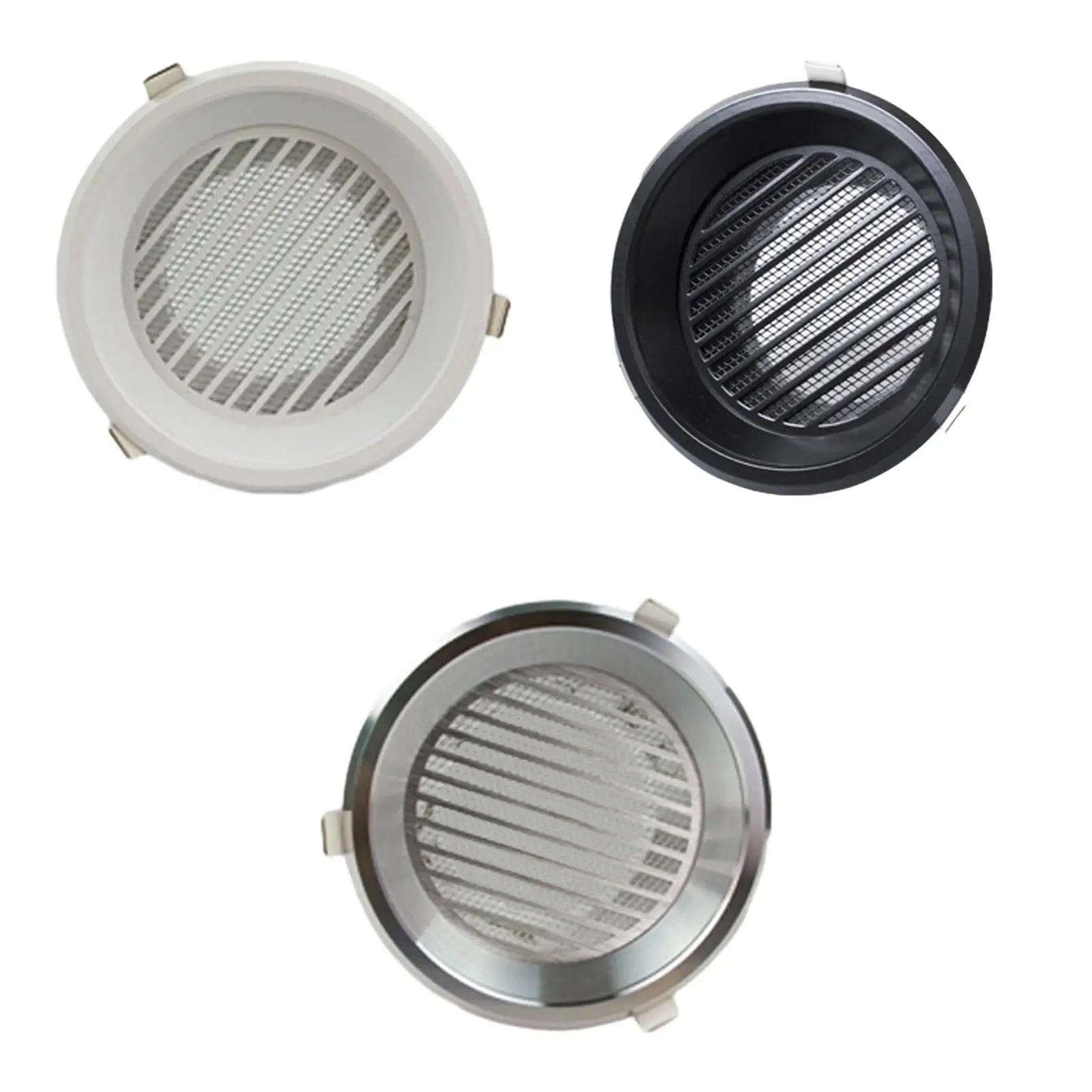 Round Vent Cover Vent Cap Sturdy Ceiling Vent Cover Air Outlet, Aluminum Alloy Return Grille, for Subways, Basements ,Factory