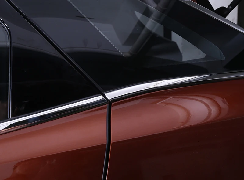 Car Accessories For Peugeot 3008 GT 2017 2018 2019 2020 2021 2022 Stainless Steel Bottom Window Sill Trims Decoration Cover 8pcs