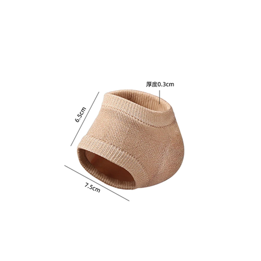 Skin Repair Cushion Silicone Heel Protector Sleeve Comfortable Gel Half-Yard Heel Pads Breathable Feet Care For Sports