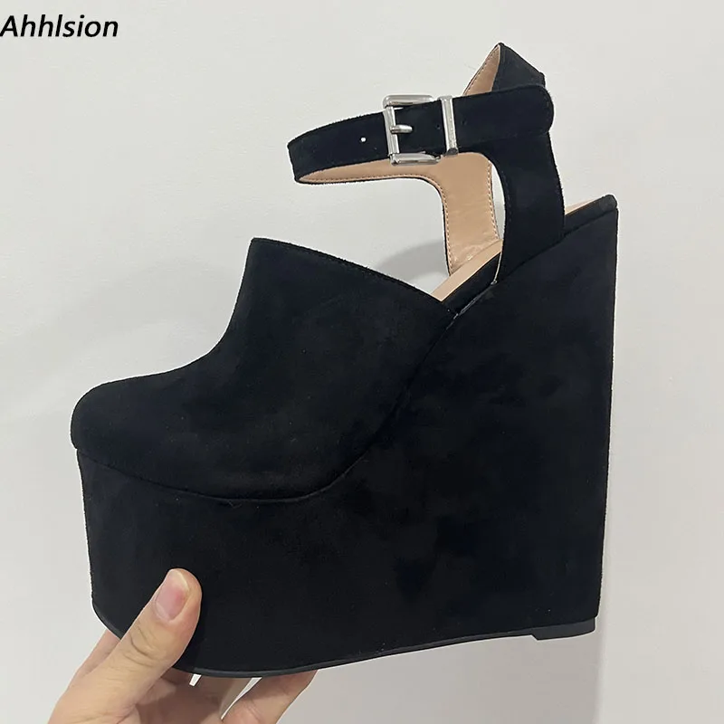 

Женские Босоножки на каблуке, с круглым носком, размеры 4-15