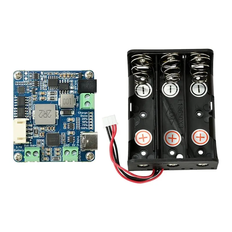 

Type-C Solar Power Manager Module Charging Li-Battery USB Type-C Charging And Power Management