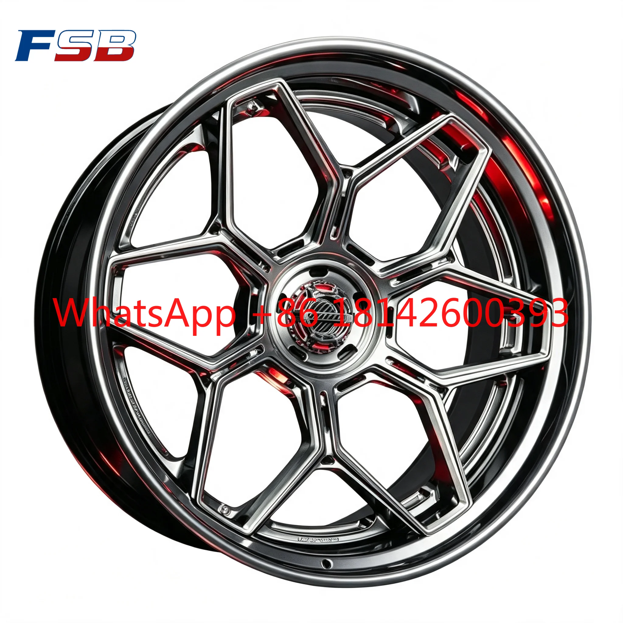 16 Inch Y-shaped Multi-spoke Alloy Wheel Rims Gun Gray Machine Finish Universal Passenger Car Replacement Parts