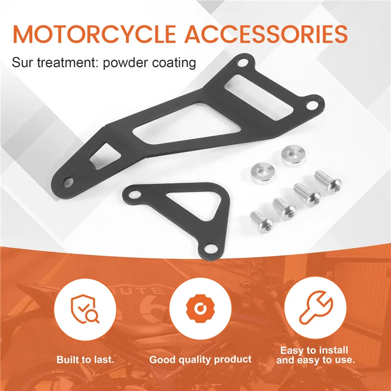 

ABTC-Motorcycle Rear Pedal Modified Exhaust Bracket For MT-03 YZF R25 R3 2014-2021Exhaust Bracket
