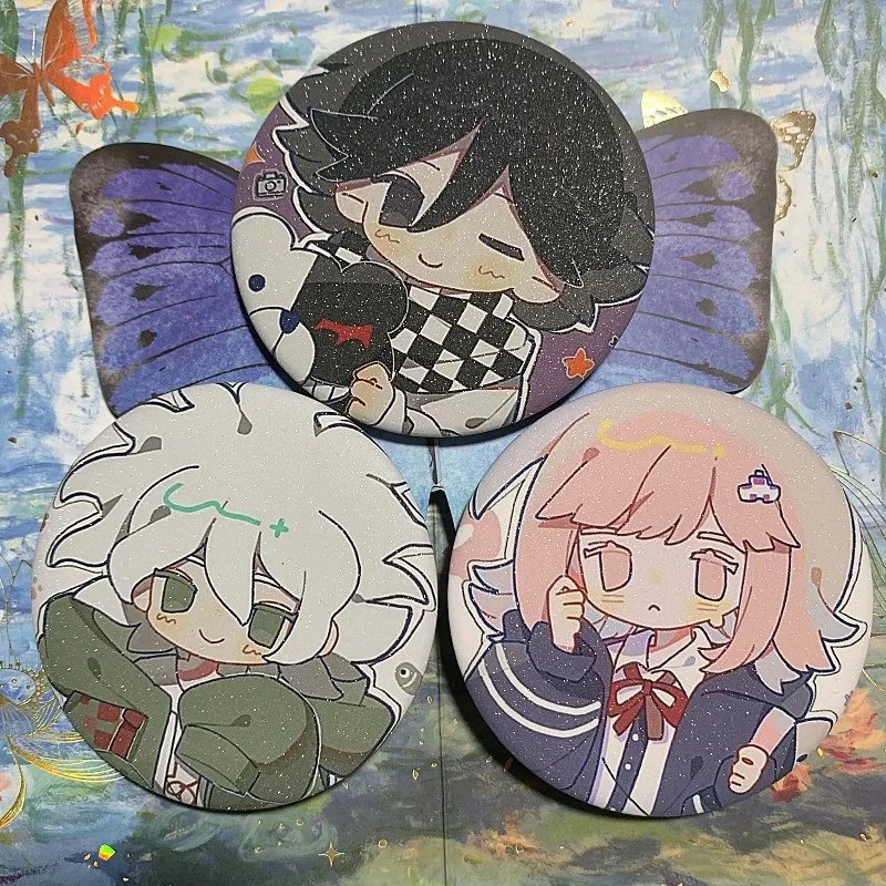 Bar Badge Animation Derivatives Naegi Makoto Kirigiri Kyoko Maizono Sayaka Mondo Owada Exquisite Kawaii Exclusive Design Gift