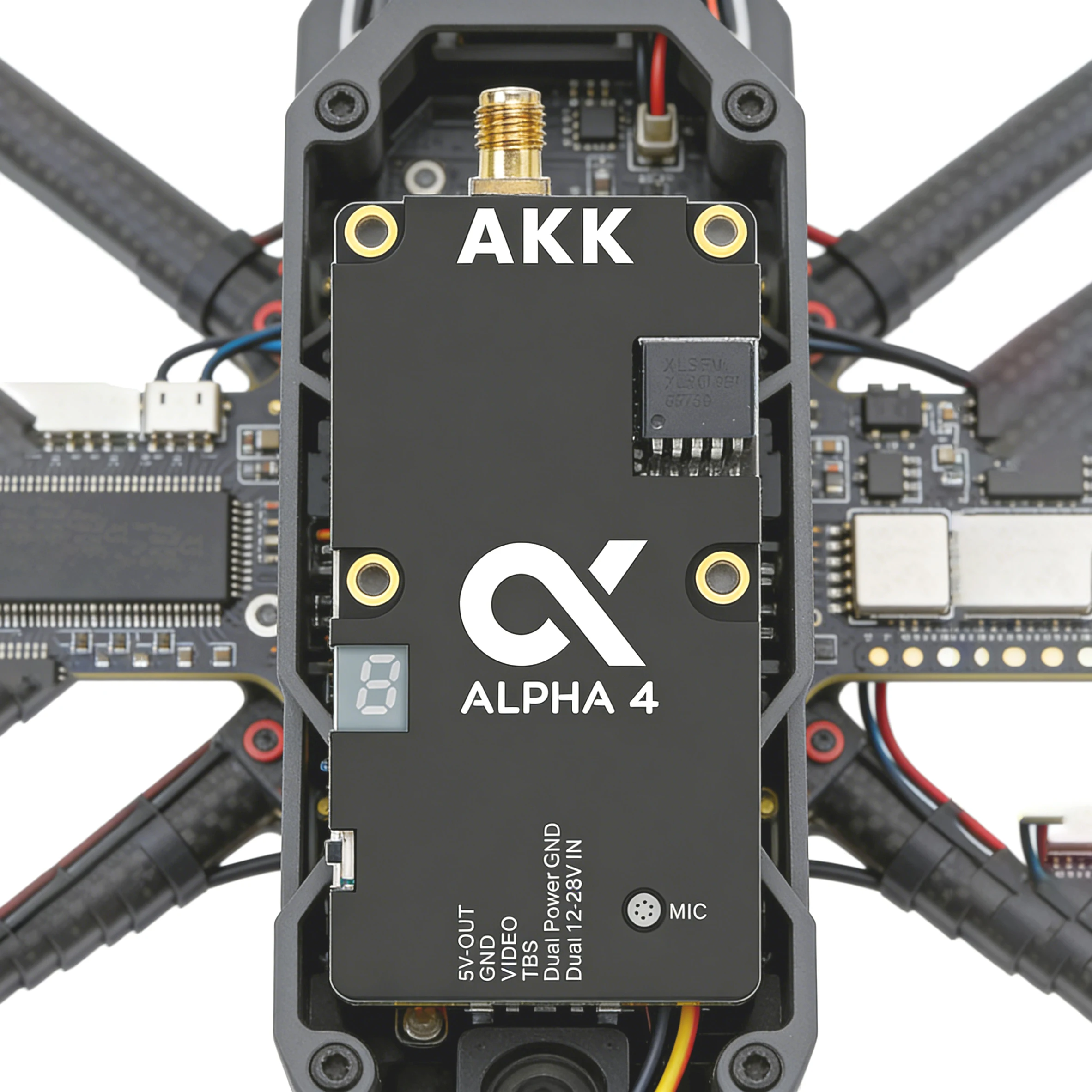 

AKK Alpha 4 Video Transmitter 5.8GHz 4W VTX for FPV Racing & Long Range Drone