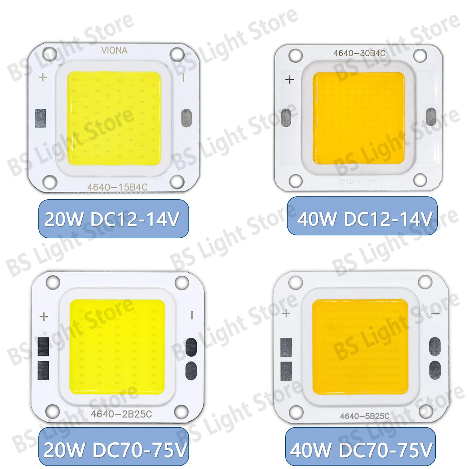 

3pcs 12-14V 70-75V LED Bead 20W 40W 6500k 3000K 4640mm led module For Projection lamp projection lamp light source Accessories