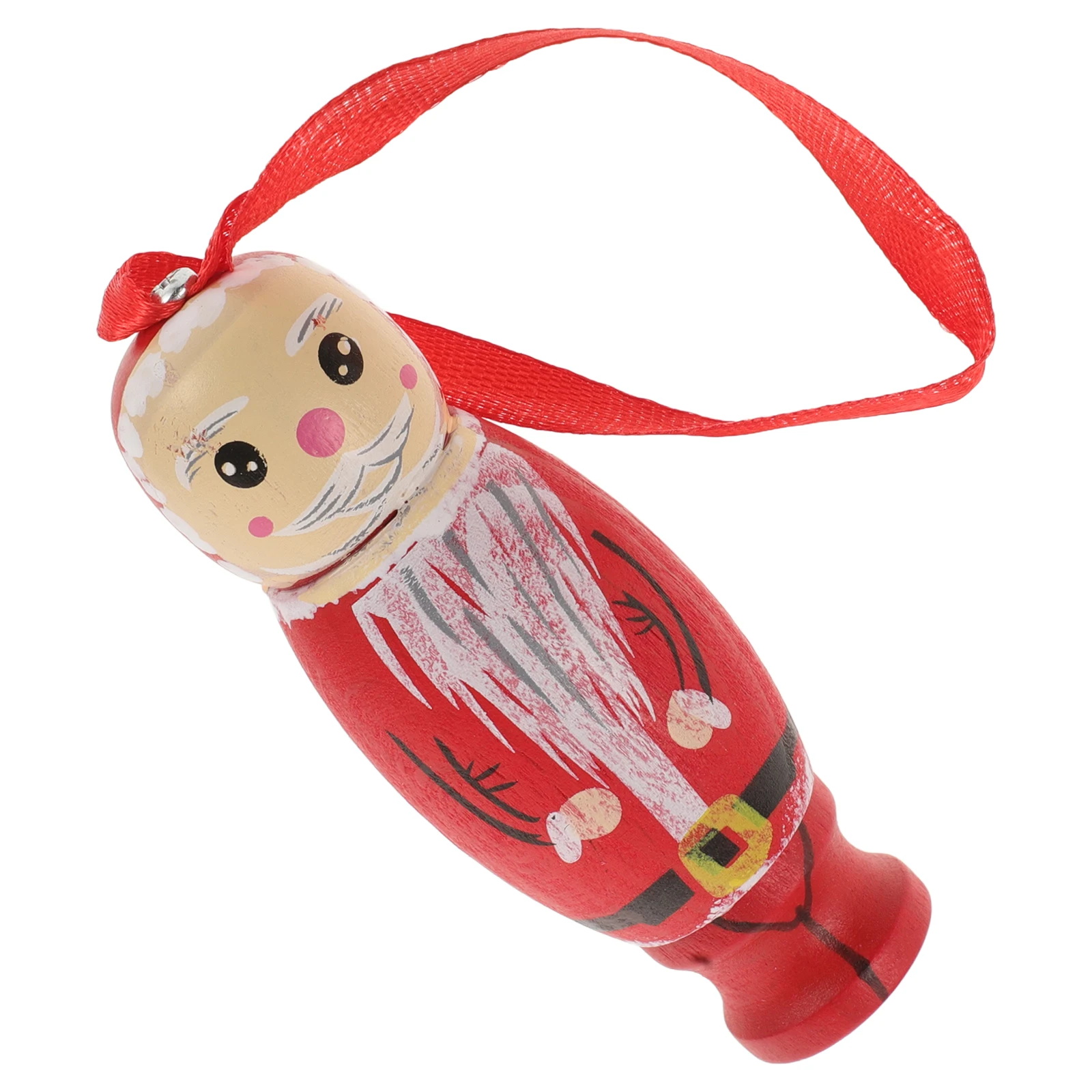 

Wooden Santa Claus Ornaments Xmas Tree Hanging Decor Christmas Festival Supplies Small Figurines For Home Hotel Party