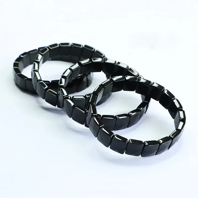 Naturally Hematite Bracelet,Support T-Levels, Restore Confidence Nhance Mental Clarity Focus Christmas Gifts for Men Husband Son