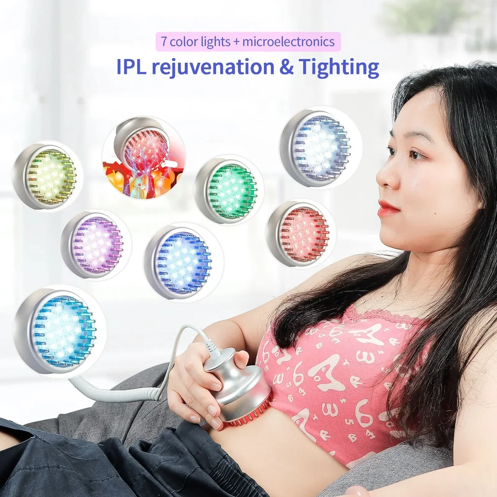 Newnet 9 In 1 Ultrasonic beaut Machine 40K Cavitation Vacuum radio frequenc Body Slimming Microcurrent Face Lifting Ultrasound