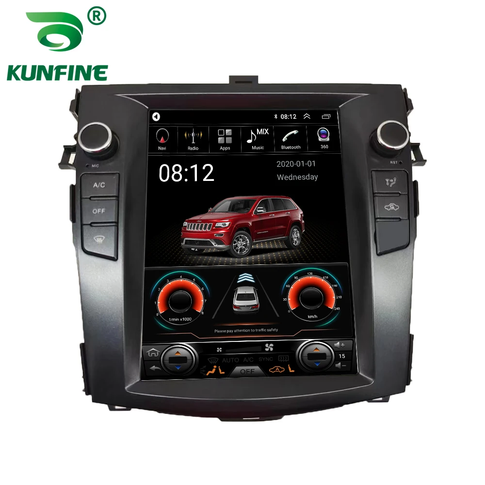 

Ekran Tesla Octa Core 4 ГБ ОЗУ 64 ГБ ПЗУ Android 10.0 Автомобильный DVD GPS-плеер Deckless Автомобильная стереосистема для Toyota COROLLA 2008-2012 AC