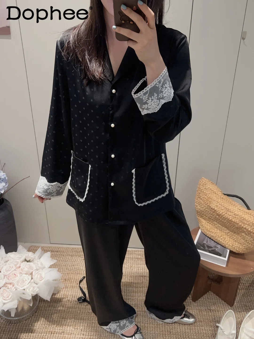 pigiama-a-maniche-lunghe-in-seta-nera-di-ghiaccio-di-lusso-leggero-stile-francese-autunno-nuovo-pigiama-sottile-setoso-casual-sexy-per-le-donne