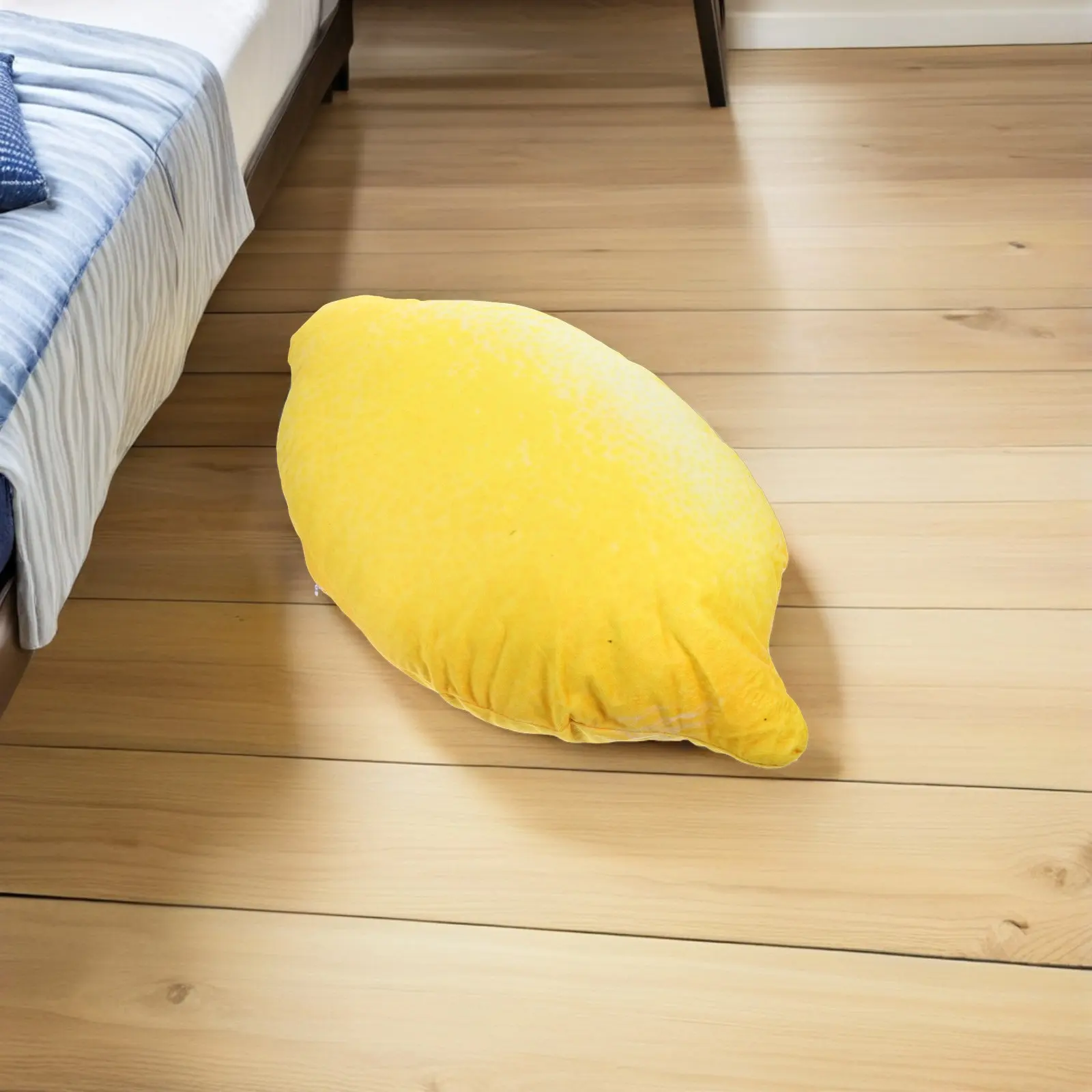 

Shaped Soft Fruit Cushion Yellow Decorative Throw Pillow for Couch Bed Chair Cute Seat Floor Cushion Home Travel Bedroom