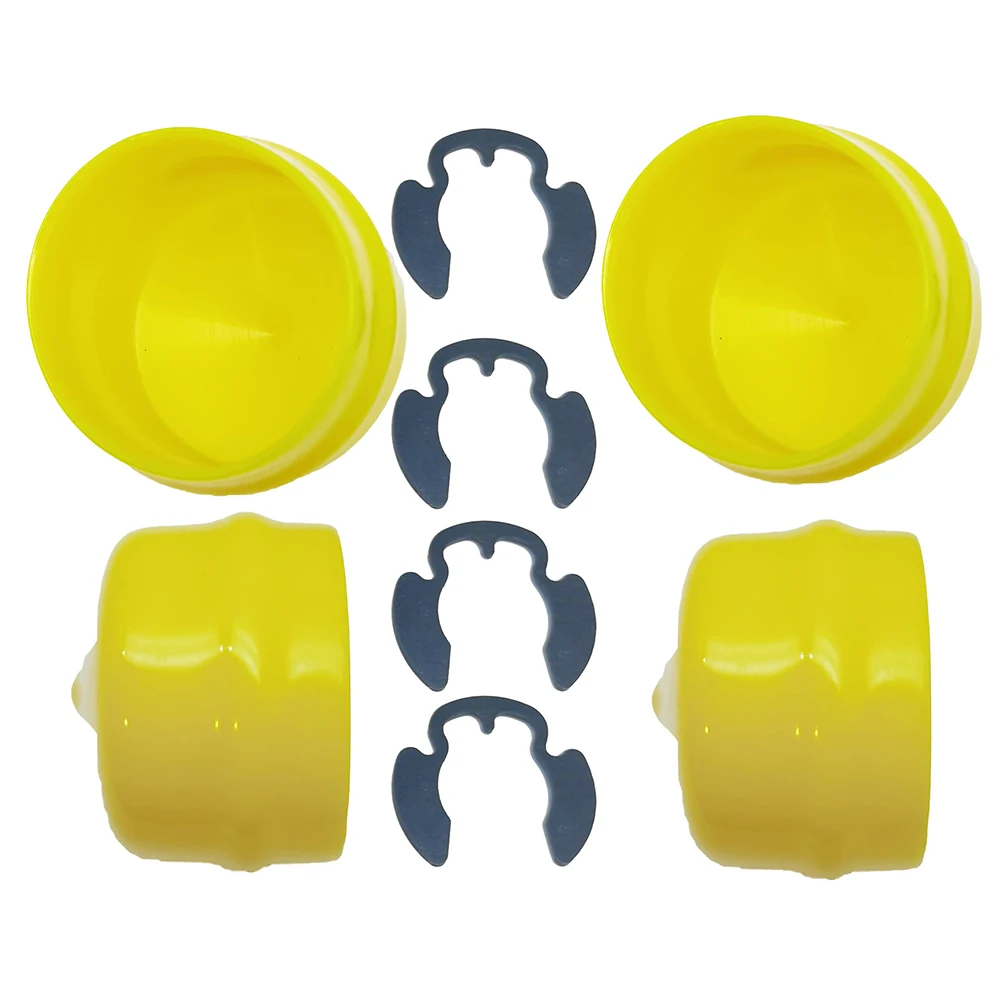 Bearing Cover Axle Cap Lawn Mowers M143338/R27434 Garden Replacement Tool Ring Clip Trimmer 4 Snap Ring Kit 4pcs