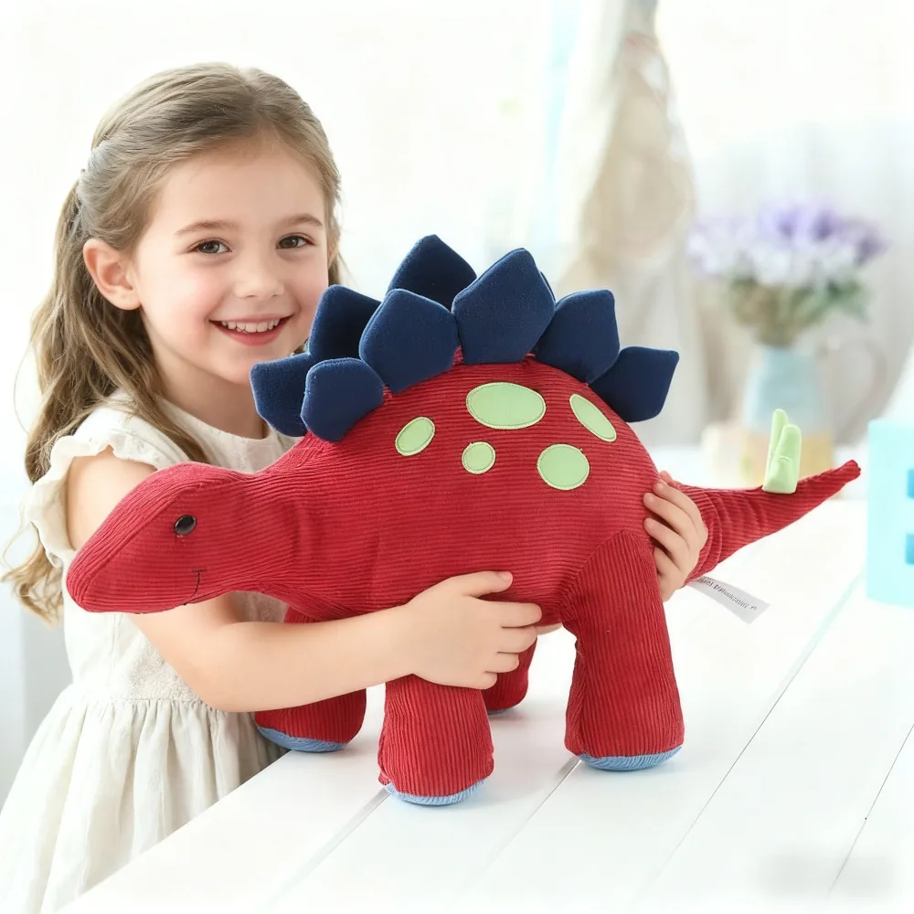 

Large 18 inchs Stegosaurus Dinosaur Stuffed Plush Toy Cartoon Animal Baby Hug Pillow Soft Sleep Doll for Kids