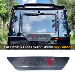 For Mercedes Benz G-Class W464 W463 G350 G500 G63 Genuine Real Dry Carbon Fiber Tailgate Cover Spare Tire Rear Cover BodyKits