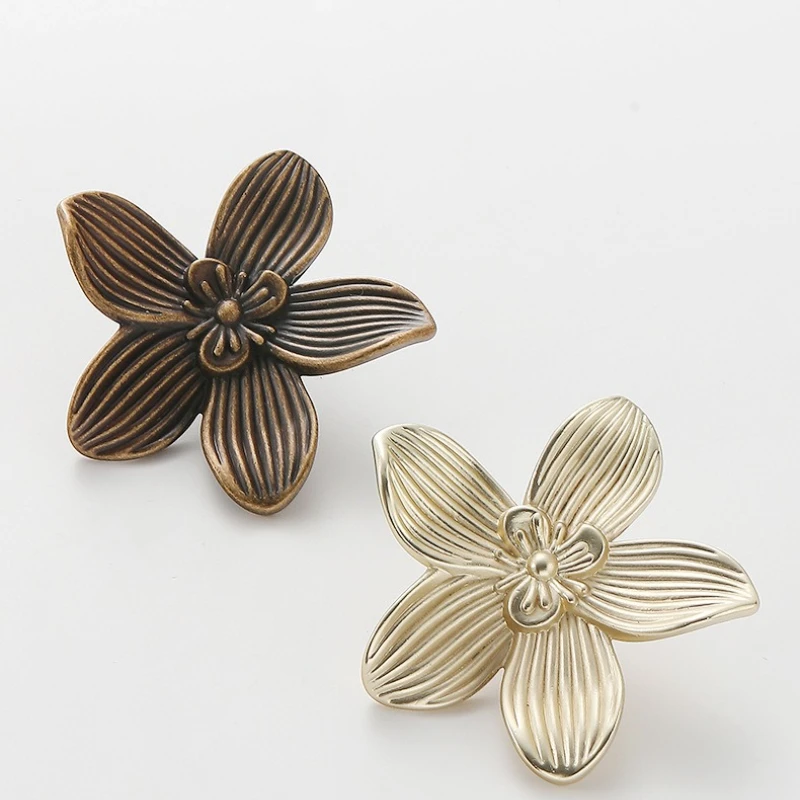 2 قطعة مقبض خزانة ذهبي، مقبض خزانة من سبائك الزنك البسيط الحديث، مقبض درج فاخر خفيف على الطراز الأوروبي