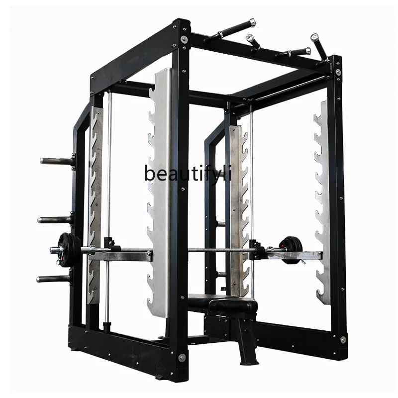 

Gym commercial gantry frame, household bench press squat frame multi-functional comprehensive training equipment