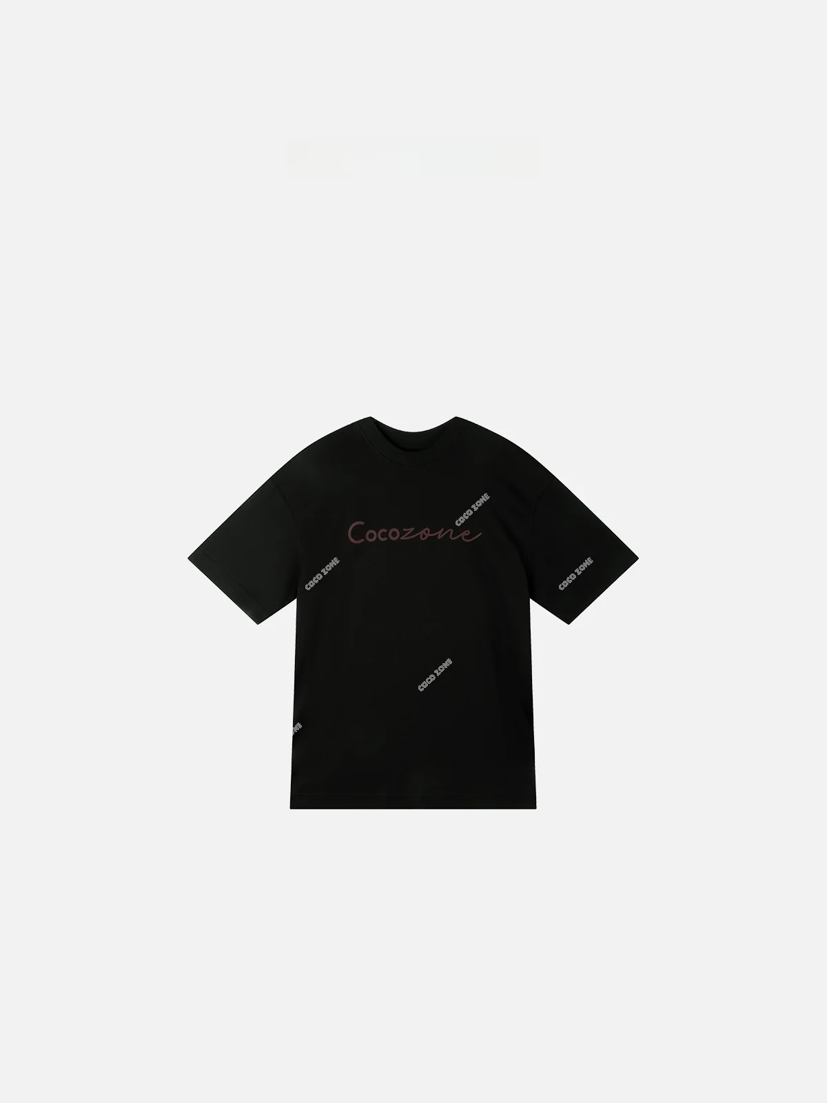 

Zone Liu 00% Cotton round Ne T-irt Letter Design Versatile Slimming Top ort Sve Commute Sle Spring Faion