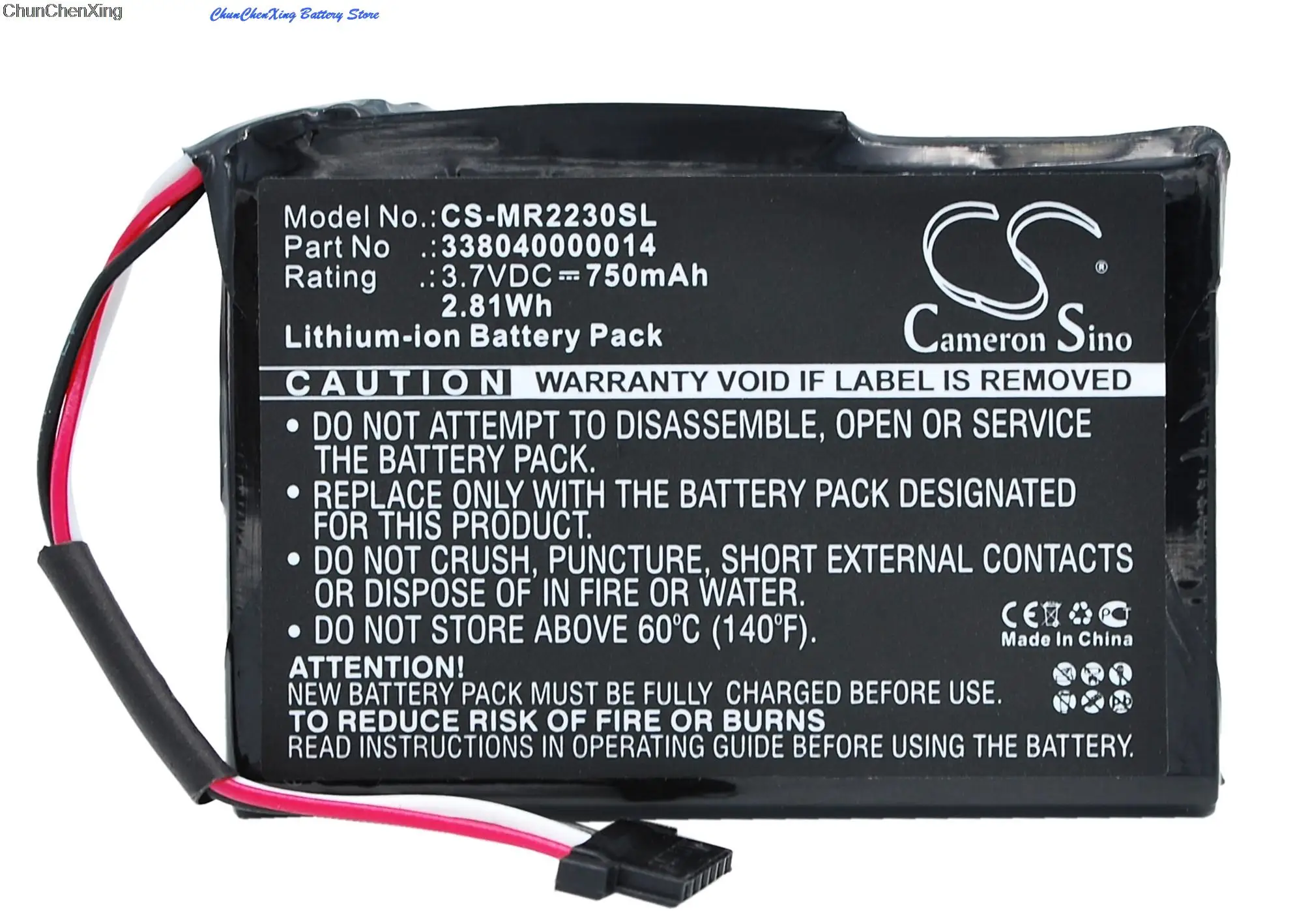 Cameron Sino 750mAh Battery  for Magellan RoadMate 2230, 2230T-LM