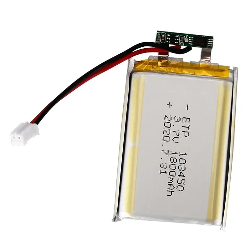 N82R 4X 103450 3.7V 1800MAH Lipo Polymer Lithium Rechargeable Battery For MP3 GPS Navigator DVD Recorder Headset E-Book