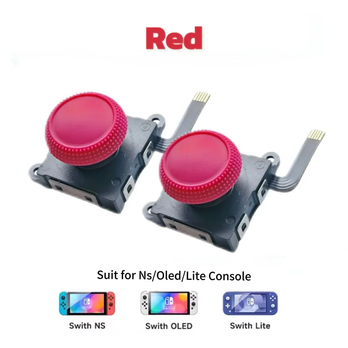 العلامة التجارية الجديدة قاعة تأثير الاستشعار عصا التحكم JoyCon التناظرية لنينتندو سويتش/لايت/OLED تحكم التناظرية إصلاح عصا الإبهام