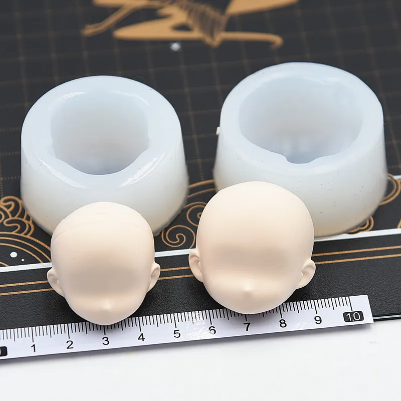 

Ultra-light Clay Face Mold Soft Pottery Proportional Doll Face Mold Set Q Version Turn Silicone