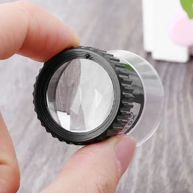 367D Compact Jeweler Watch Magnifier Tool 10X Monocular Glass Loupe Lens Eye Magnifier Len Repair