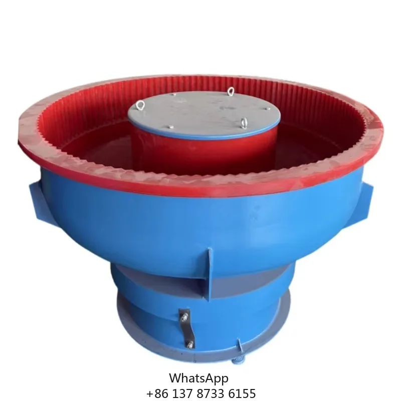 250L Custom Color High Efficiency Aluminium Cookware Metal Parts Vibration Polishing Machine